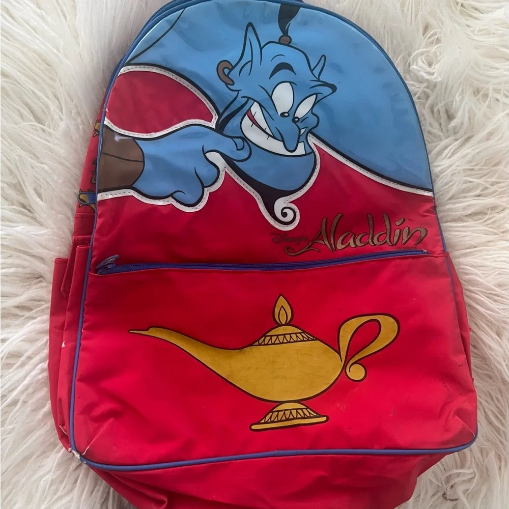 VINTAGE Disney’s Aladdin Children’s Backpack - Picture 1 of 5